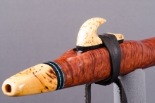 Redwood Burl Native American Flute, Minor, Mid A-4, #J72D